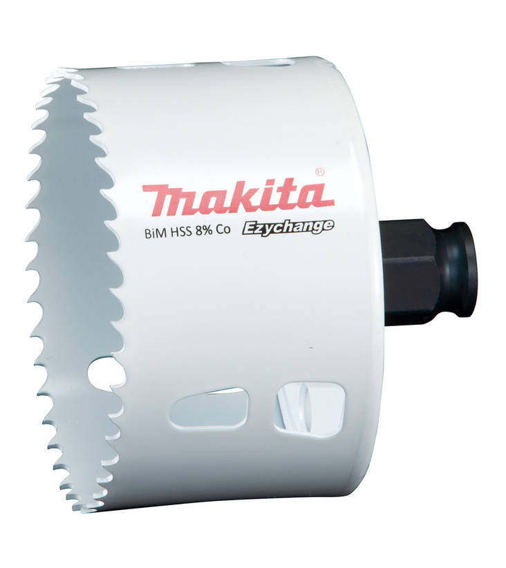 MAKITA Reikäsahanterä BiM 79 mm, Coboltti 8%, Ezychange E-03947 - Reikäsahanterät - 088381562188 - 1