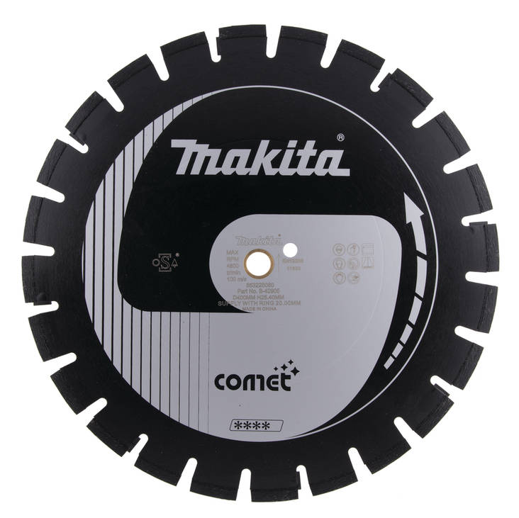 MAKITA Timanttikatkaisulaikka 400 x 25,4 mm, Comet B-42905 - Timanttilaikat, -kupit ja terät - 088381435758 - 1