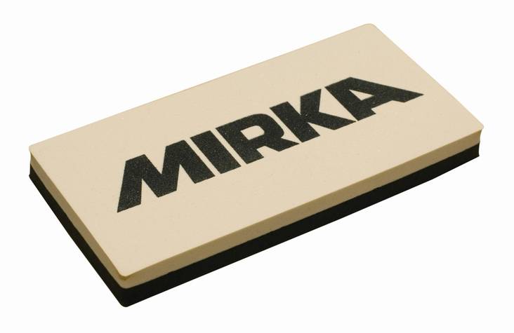 MIRKA Hiomatuki Mirka 125x60x12mm 2-p. Pehmeä/Kova - Mirka Käsihiontatuet ja -varret - 6416868901108 - 1