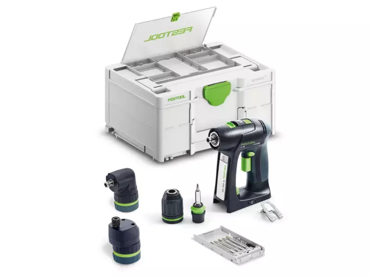 FESTOOL C18 Basic-Set Akkuruuvinväännin 578831 - Festool 18V Porat ja ruuvinvääntimet - 4014549466018 - 1