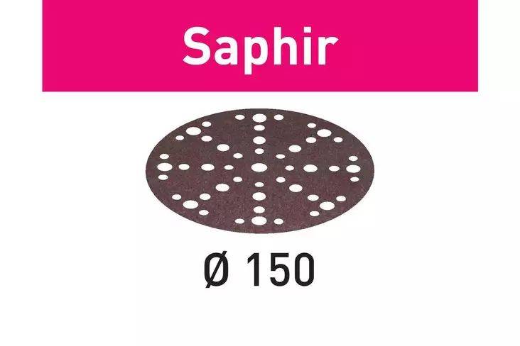 FESTOOL Hiomapaperi STF-D150/48 P36 SA/25 Saphir 575195 - Festool Saphir 150 mm - 4014549296998 - 1