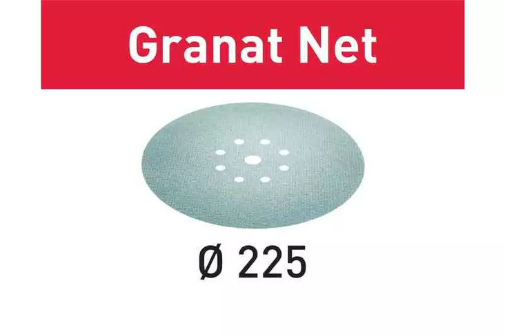FESTOOL Hiomaverkko STF D225 P80 GR NET/25 Granat Net 203312 - Festool Granat Net 225 mm - 4014549306628 - 1