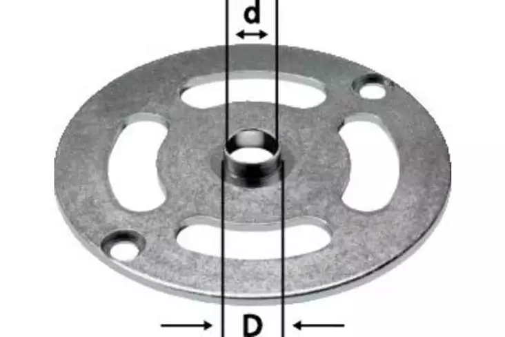 FESTOOL Kopiointirengas KR-D 10,8/OF 900 486029 - Festool Jyrsimien lisätarvikkeet - 4014549130308 - 1