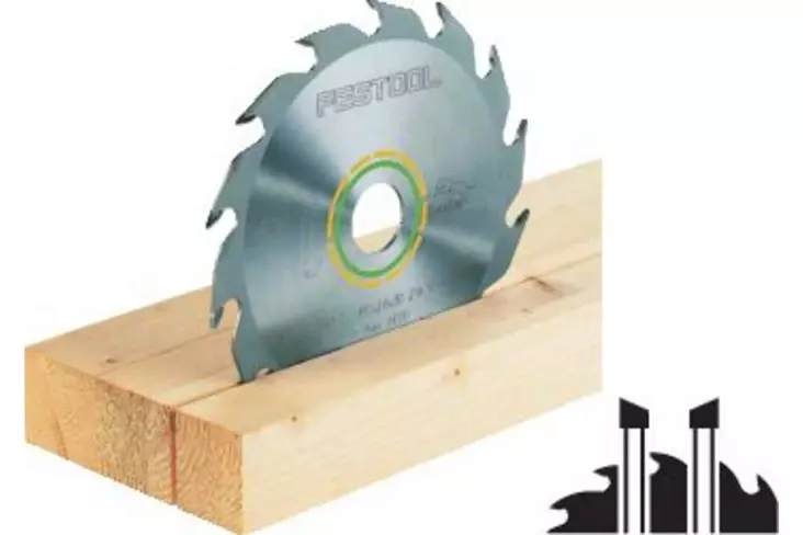 FESTOOL Panther-sahanterä 160x1,8x20 PW12 500460 - Pyörösahanterät 160x1.8x20 mm - 4014549223628 - 1