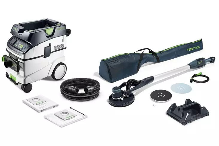 FESTOOL Varsihiomakone- ja imurisarja PLANEX LHS-E 225/CTM 36-Set 578418 - Hiomakoneet ja kiilotuskoneet - 4014549446638 - 1