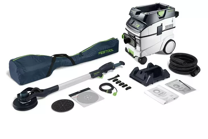 FESTOOL Varsihiomakone- ja imurisarja PLANEX LHS 2-M 225 EQ/CTM 36-Set 578453 - Hiomakoneet ja kiilotuskoneet - 4014549447338 - 1