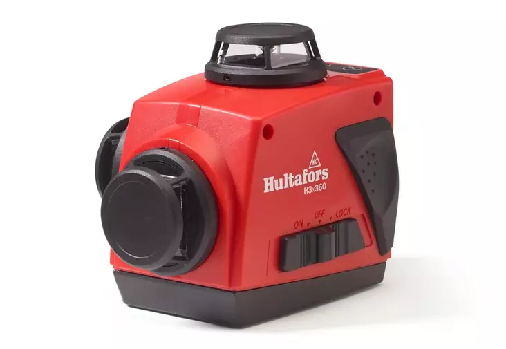 HULTAFORS H3X360 ristiviivalaser punainen - Hultafors Laserit ja Etäisyysmittarit - 7317844091808 - 1
