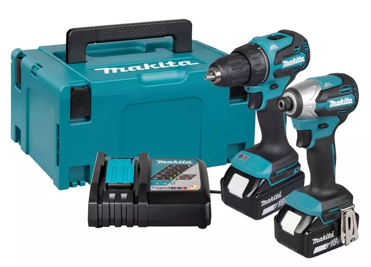 MAKITA AkkuKonesarja LXT 18V DLX2577TJ - Makita LXT 18V Akkukonesarjat - 197050016898 - 1