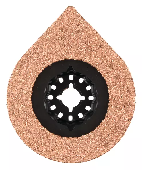 MAKITA Kovametallihiontaterä, pisara-muoto, leveys 70mm B-65078 - Makita Starlock terät - 088381536578 - 1