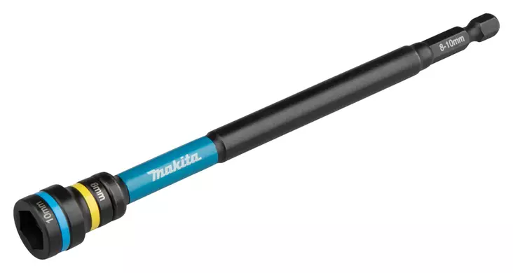 MAKITA Kuusiohylsy magneettikiinnityksellä 8 / 10 mm Impact Black 150mm E-29804 - Makita Konekärjet ja bitsinpitimet - 197050377258 - 1