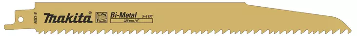 MAKITA Puukkosahanterä BiM 225 x 1,6 mm, naulainen puu ja lastulevy, 5 kpl B-43256 - Makita Puukkosahanterät - 088381443128 - 1