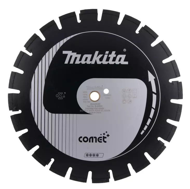 MAKITA Timanttikatkaisulaikka 400 x 25,4 mm, Comet B-42905 - Makita Timanttilaikat, -kupit ja terät - 088381435758 - 1