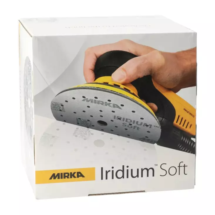 MIRKA Iridium Soft 125 mm P500 Tarra Multi 20 kpl - Hiomapyöröt 125mm - 6416868200928 - 1