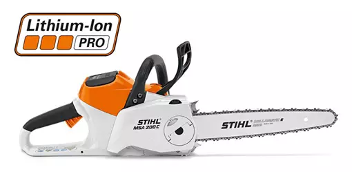 STIHL MSA 200 C-B AKKUMOOTTORISAHA 30CM RUNKO - STIHL Akkukäyttöiset moottorisahat - 12512000018 - 1