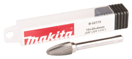 MAKITA Kovametalliviila 10x20mm, muoto F B-52772 - Kovametalliviilat - 088381470179 - 2