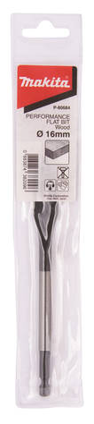 MAKITA Lattaporanterä 16 x 150 mm, 1/4" bitsikiinnitys P-80684 / E-17223 - Puuporanterät - 088381438209 - 2