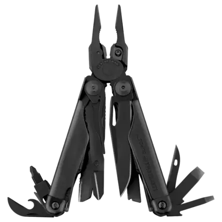 LEATHERMAN SURGE MUSTA MOLLEKOTELOLLA - Leatherman Monitoimityökalut - 037447109959 - 1