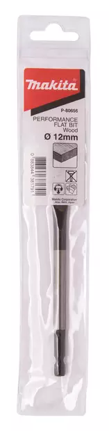 MAKITA Lattaporanterä 12 x 150 mm, 1/4" bitsikiinnitys P-80656 / E-17192 - Makita Puuporanterät - 088381438179 - 2
