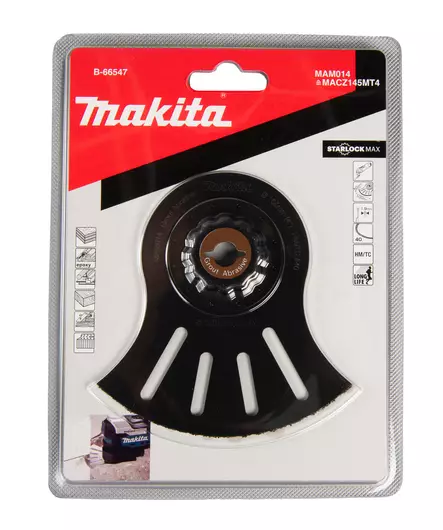 MAKITA Starlock Max Kovametalliterä segmentti, ohut, halkaisija 100 mm B-66547 - Makita Starlock Max terät - 088381539449 - 2
