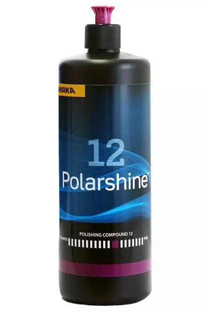 MIRKA Polarshine 12 kiillotusaine keskikarkea 1L - Mirka Kiillotusaineet - 6416868566109 - 1