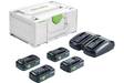 FESTOOL Energiasetti SYS 18V 4x4,0/TCL 6 DUO 577104 - Akut ja laturit - 4014549394809 - 1