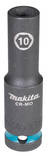 MAKITA Voimahylsy 1/2" Impact Black 10 x 81 mm E-16411 - Voimahylsyt - 088381791069 - 2