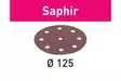 FESTOOL Hiomapaperi STF D125/8 P24 SA/25 Saphir 493124 - Festool Saphir 125 mm - 4014549040829 - 1
