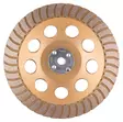 MAKITA Timanttikuppilaikka 180mm, "turbo" -segmentti, Viimeistely hionta, M14 kiinnitys! Tärinänvaimennus. B-48620 - Makita Timanttilaikat, -kupit ja terät - 088381455589 - 1