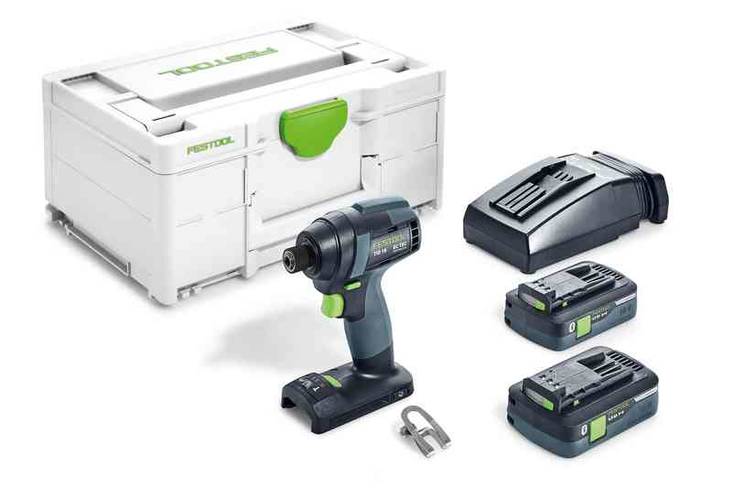 FESTOOL Akkuiskuruuvinväännin TID 18 HPC 4,0 I-Plus 576482 - Porakoneet ja ruuvinvääntimet - 4014549360729 - 1