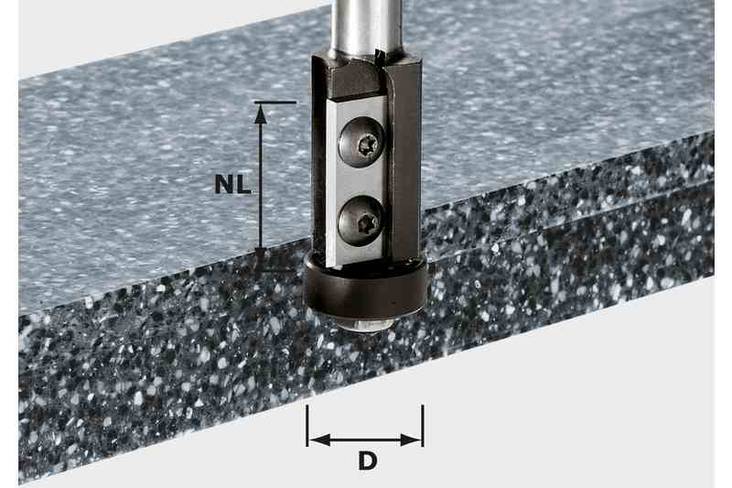 FESTOOL Kääntöteräinen tasoitusjyrsin HW S12 D21/30WM 491120 - Jyrsinterät - 4014549077399 - 1