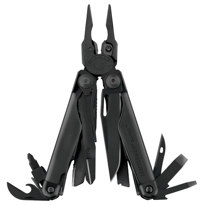 LEATHERMAN SURGE MUSTA MOLLEKOTELOLLA - Leatherman Monitoimityökalut - 037447109959 - 1