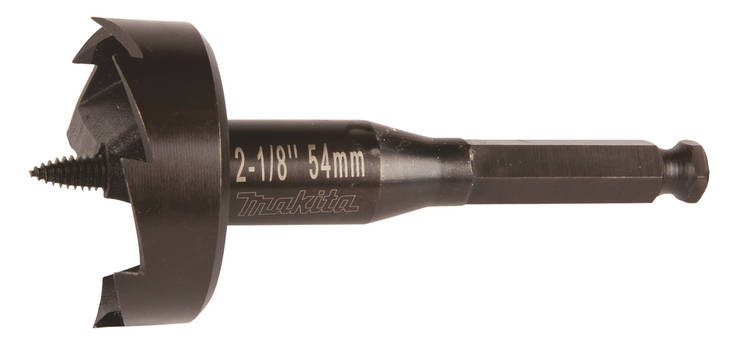 MAKITA Itsesyöttävä puuporanterä 54 mm (2-1/8") D-74376 - Läpivientiporanterät - 088381587419 - 1