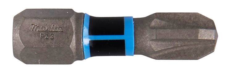 MAKITA Ruuvauskärki PZ3, 25 mm, 2 kpl E-03187 - Konekärjet ja bitsinpitimet - 088381569859 - 1