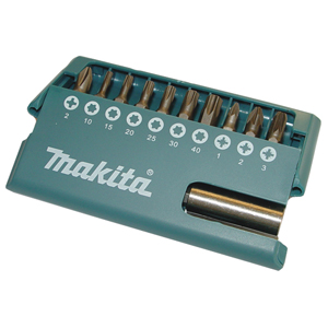 MAKITA Ruuvikärkisarja 11-osaa, litteä D-31756 - Poranterä- ja konekärkisarjat - 088381358149 - 1