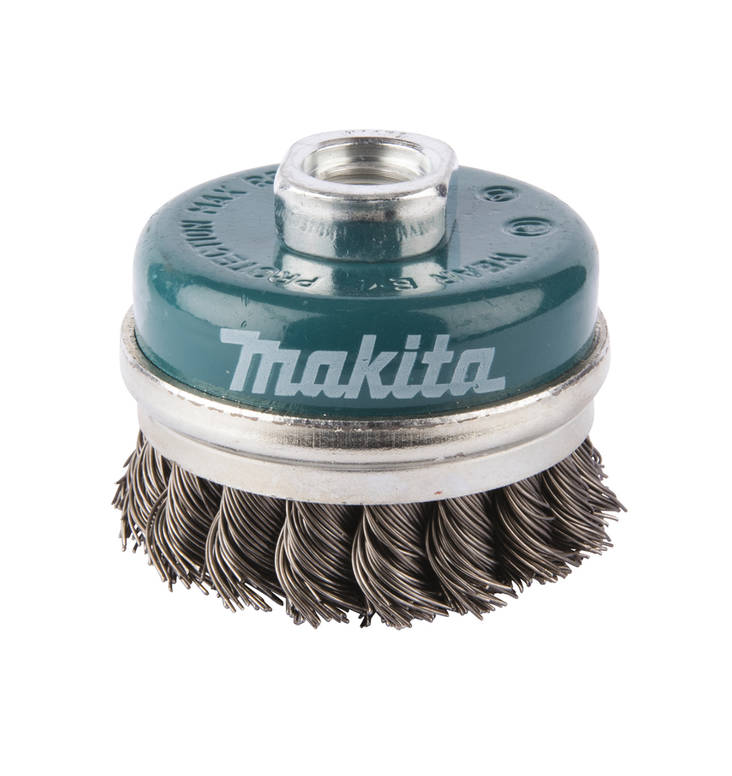 MAKITA Teräsharja 60 mm x M14 (kulmahiomakoneille) D-24153 - Terasharjat - 088381313759 - 1
