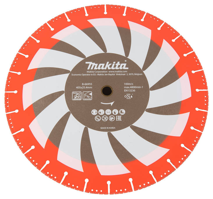 MAKITA Timanttikatkaisulaikka 400x25,4mm, Rescue B-66955 - Timanttilaikat, -kupit ja terät - 088381540209 - 1