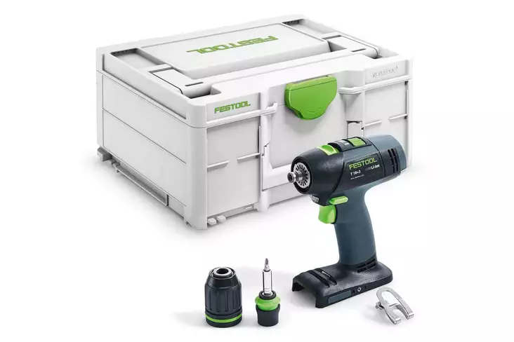 FESTOOL Akkuruuvinväännin T 18+3-Basic 576448 - Festool 18V Porat ja ruuvinvääntimet - 4014549360149 - 1
