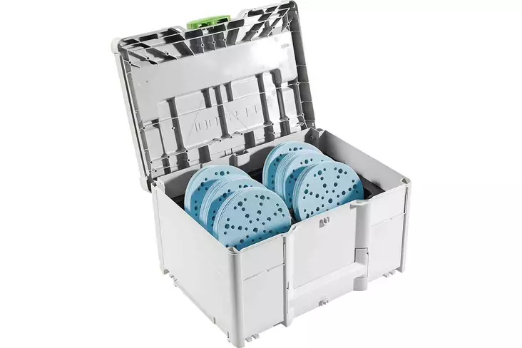 FESTOOL Hiomatarvikkeiden Systainer3 Granat SYS-STF D150 GR-Set 578192 - Festool Granat 150 mm - 4014549440599 - 1