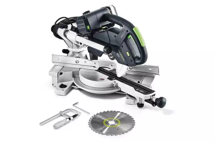 FESTOOL Katkaisusaha KS 60 E KAPEX 561683 Ei Led valoa, eikä siirtokulmaa - Festool Jiiri- ja pöytäsahat 230V - 4014549198759 - 1
