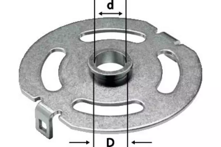 FESTOOL Kopiointirengas KR-D 17,0/OF 1400 492181 - Festool Jyrsimien lisätarvikkeet - 4014549033029 - 1