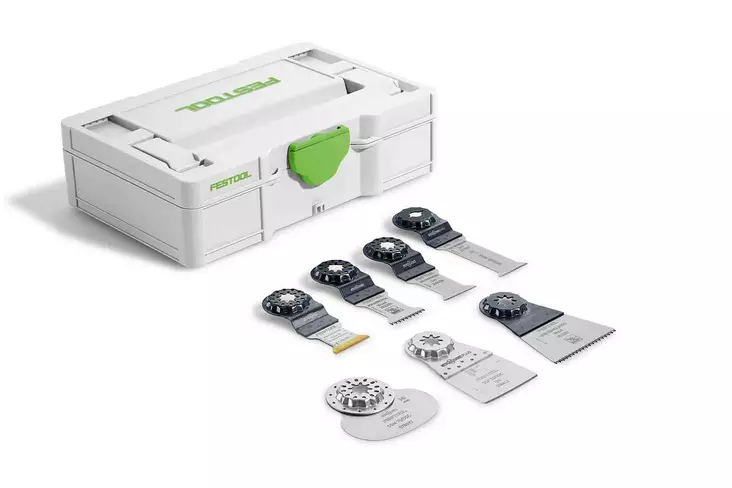 FESTOOL Monitoimityökalun sahanteräsarja SYS3 S 76-OSC-SORT/7 578116 - Festool Vecturon terät - 4014549438619 - 1