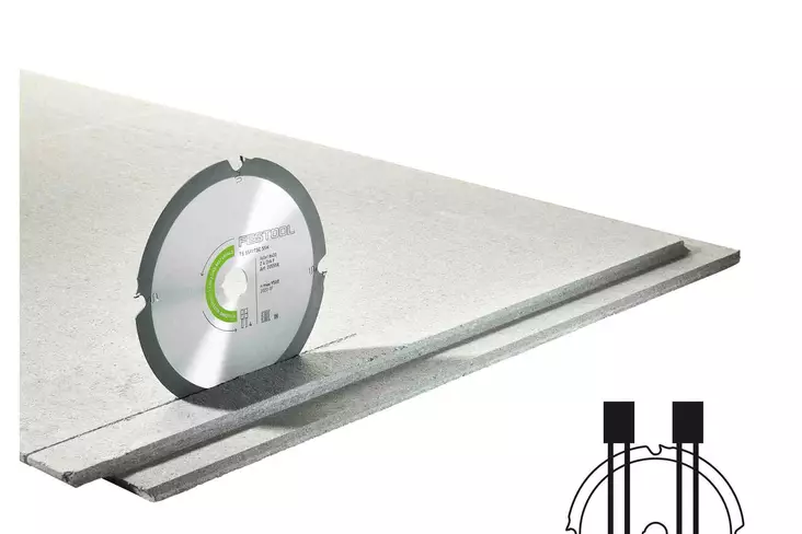 FESTOOL Timanttisahanterä ABRASIVE MATERIALS DIA 168x1,8x20 F4 205769 - Pyörösahanterät 168x1.8x20 mm - 4014549390429 - 1