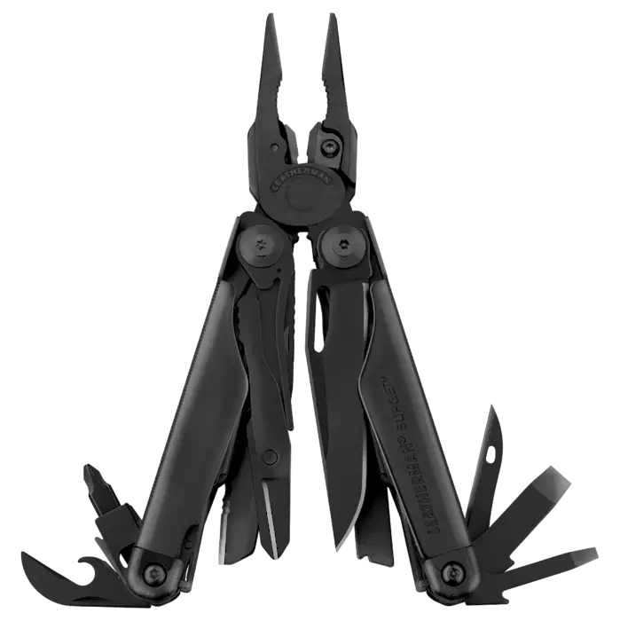LEATHERMAN SURGE MUSTA MOLLEKOTELOLLA - Leatherman Monitoimityökalut - 037447109959 - 1