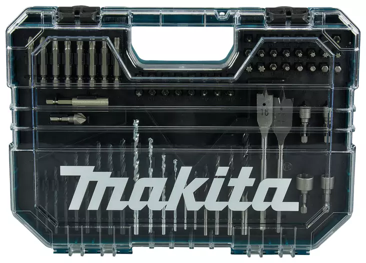 MAKITA E-15126 Poranterä- ja ruuvikärkisarja 75-osaa muovilaatikossa - Makita Poranterä- ja konekärkisarjat - 088381597289 - 1