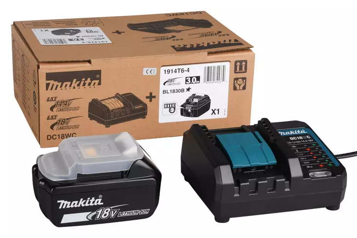 MAKITA PowerPack LXT 18V 1x3,0Ah, DC18WC 1914T6-4 - Makita Akut ja latauslaitteet - 197050355379 - 1