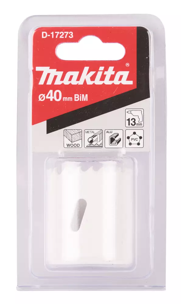 MAKITA Reikäsahanterä , BiM , 40 mm D-17273 - Makita Reikäsahanterät - 088381195829 - 1