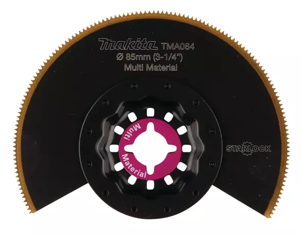 MAKITA Sahanterä segmentti, halkaisija 85 mm B-64973 - Makita Starlock terät - 088381536479 - 1