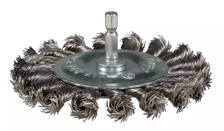 MAKITA Teräsharja rst 100 mm punottu laikkaharja D-76722 - Terasharjat - 088381792509 - 1