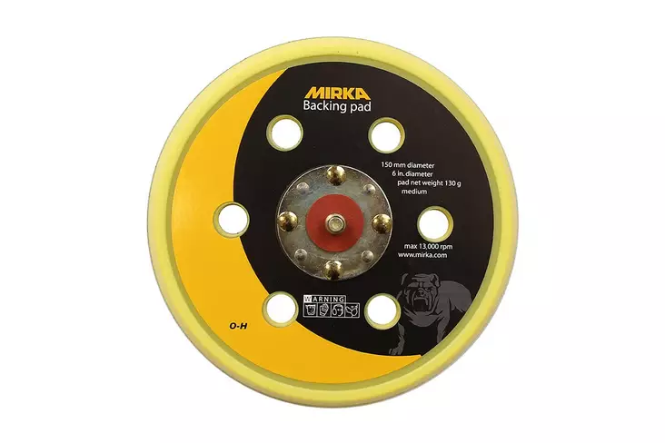 MIRKA Alustalla 150mm 5/16" tarra 6R medium - Mirka Alustallat hiomakoneille - 6416868914009 - 1