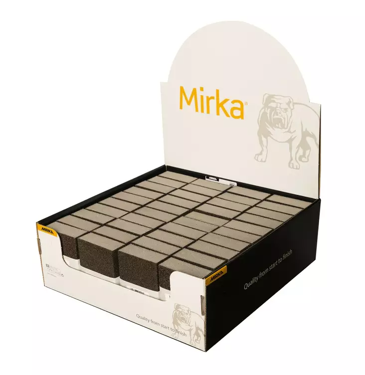 MIRKA Hiomasienilaatikko 100x70x28mm M/F, 40 kpl/Pakk - Mirka Hiomasienet - 6416868936599 - 1